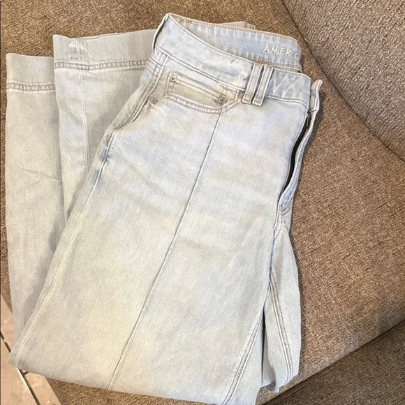 American Age Light Blue Flare Jeans - Picture 5 of 8